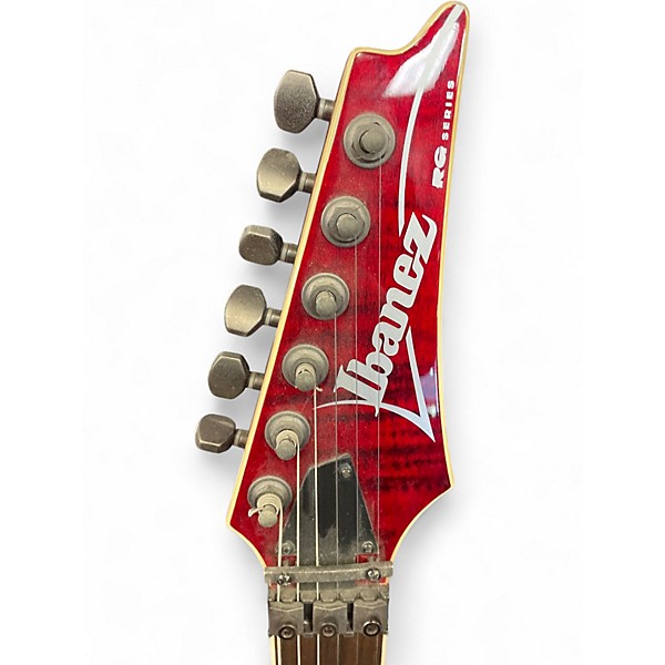 Used Ibanez RGT42FM Trans Red Solid Body Electric Guitar