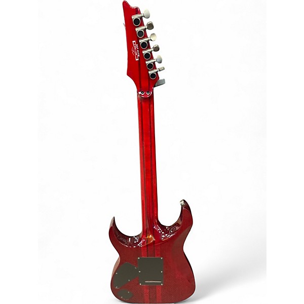Used Ibanez RGT42FM Trans Red Solid Body Electric Guitar