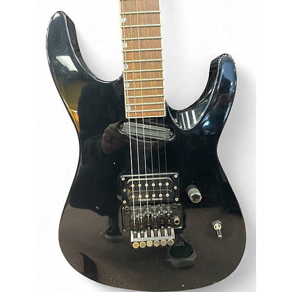 Used ESP M-II CUSTOM Black Solid Body Electric Guitar