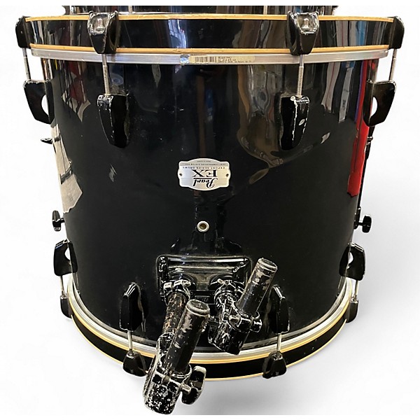 Used Pearl 4 Piece Export Black Drum Kit