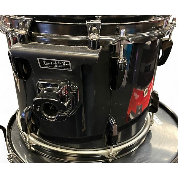 Used Pearl 4 Piece Export Black Drum Kit