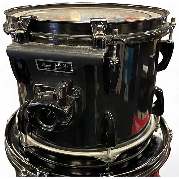 Used Pearl 4 Piece Export Black Drum Kit