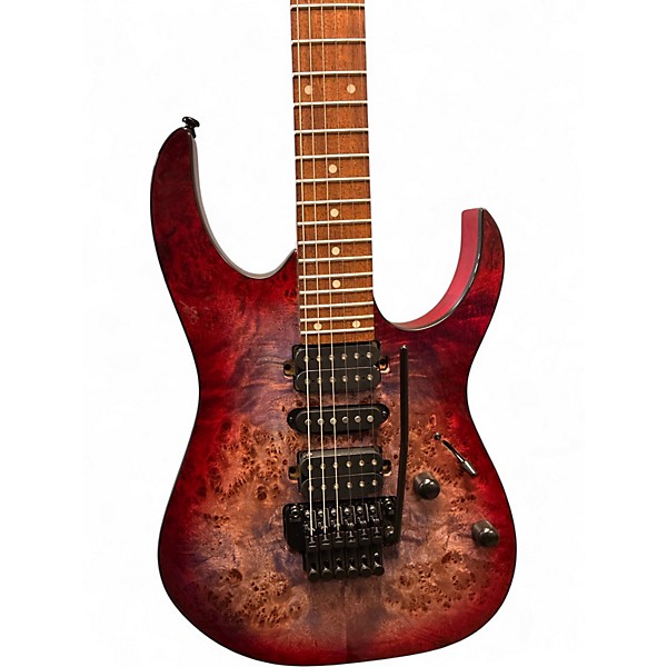 Used 2025 Ibanez RG470PB RED ECLIPSE BURST Solid Body Electric Guitar