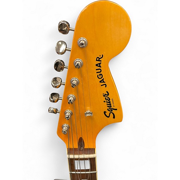 Used Squier CLASSIC VIBE JAGUAR Daphne Blue Solid Body Electric Guitar