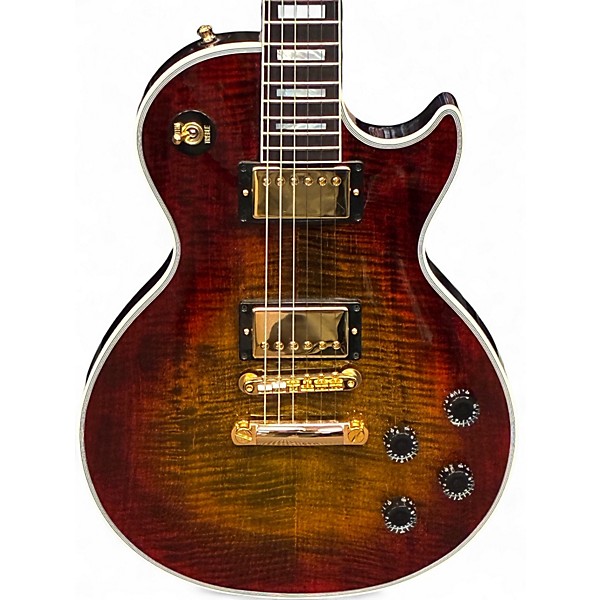 Used 2025 Gibson Les Paul Axcess Custom Figured Bengal Burst Solid Body Electric Guitar