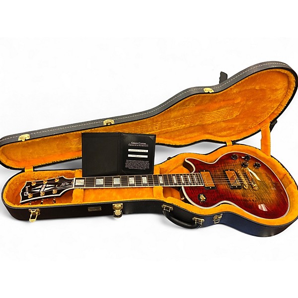 Used 2025 Gibson Les Paul Axcess Custom Figured Bengal Burst Solid Body Electric Guitar