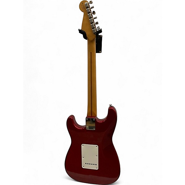 Used Fender Standard Stratocaster Candy Apple Red Solid Body Electric Guitar