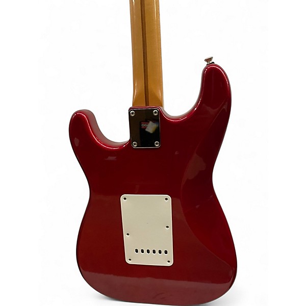 Used Fender Standard Stratocaster Candy Apple Red Solid Body Electric Guitar