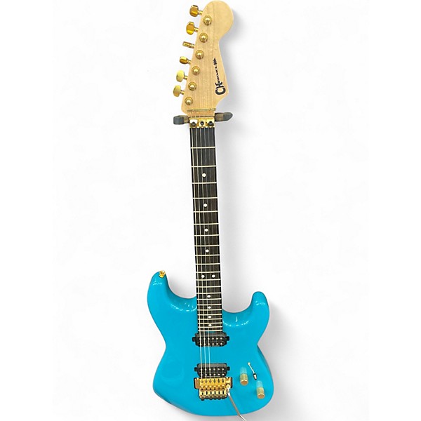 Used Charvel Pro Mod San Dimas HH HT AQUA MARINE Solid Body Electric Guitar