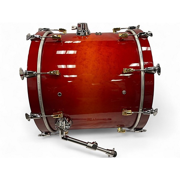 Used 2017 Yamaha 5 Piece 50th Anniversary 5-Piece Birdseye Maple Shell Pack Amber Sunburst Drum Kit
