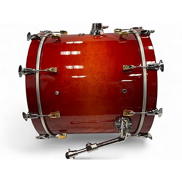 Used 2017 Yamaha 5 Piece 50th Anniversary 5-Piece Birdseye Maple Shell Pack Amber Sunburst Drum Kit