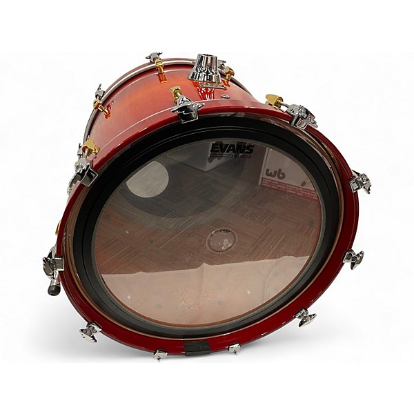 Used 2017 Yamaha 5 Piece 50th Anniversary 5-Piece Birdseye Maple Shell Pack Amber Sunburst Drum Kit