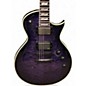 Used ESP LTD EC1000 Deluxe See Thru Purple Solid Body Electric Guitar