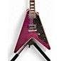 Used Schecter Guitar Research V1 Custom Trans Purple Solid Body Electric Guitar