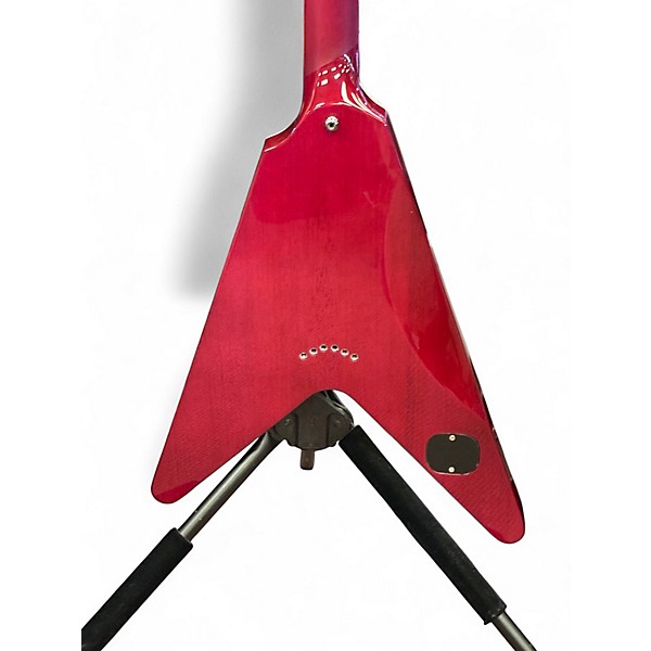 Used Schecter Guitar Research V1 Custom Trans Purple Solid Body Electric Guitar