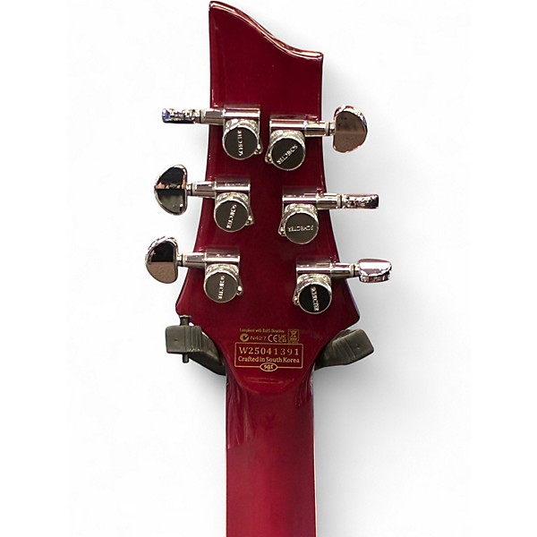 Used Schecter Guitar Research V1 Custom Trans Purple Solid Body Electric Guitar