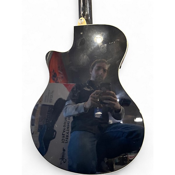 Used Yamaha APX600 Black Acoustic Electric Guitar