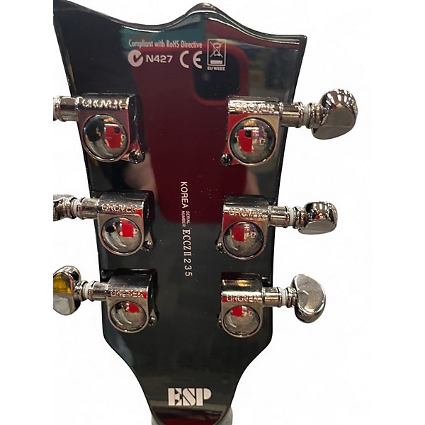 Used ESP LTD ECCZ 2 GEAR CLOCK Solid Body Electric Guitar