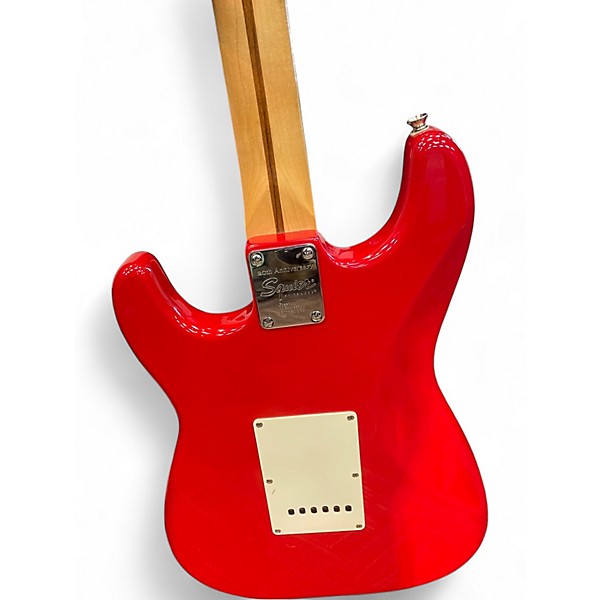 Used Squier Affinity Stratocaster Torino Red Solid Body Electric Guitar