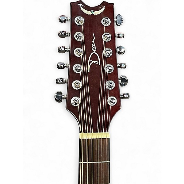 Used Dean EFM12 FTGE Tigers Eye 12 String Acoustic Electric Guitar