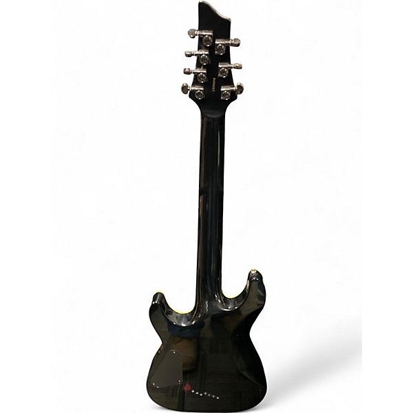 Used Schecter Guitar Research C7 Blackjack Black Solid Body Electric Guitar