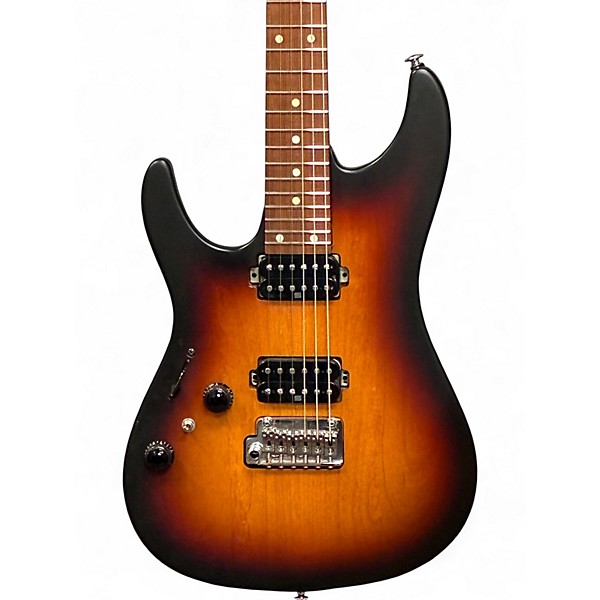 Used 2020 Ibanez AZ2402L Tri Fade Burst Solid Body Electric Guitar