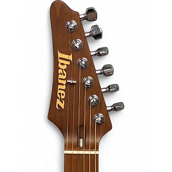 Used 2020 Ibanez AZ2402L Tri Fade Burst Solid Body Electric Guitar