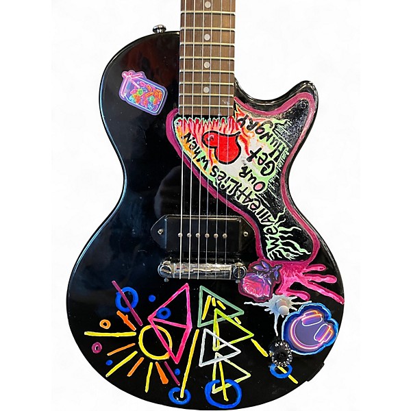 Used Epiphone Les Paul Junior Black Solid Body Electric Guitar