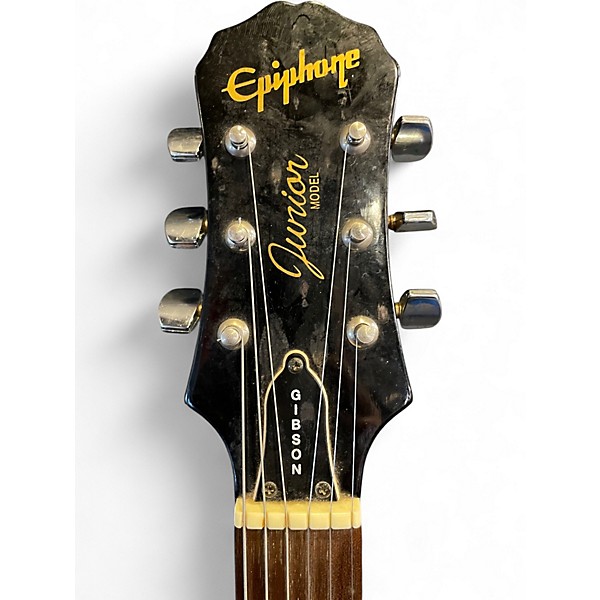 Used Epiphone Les Paul Junior Black Solid Body Electric Guitar