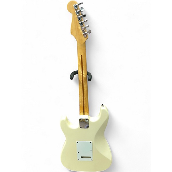 Used Fender Standard Stratocaster Olympic White Solid Body Electric Guitar