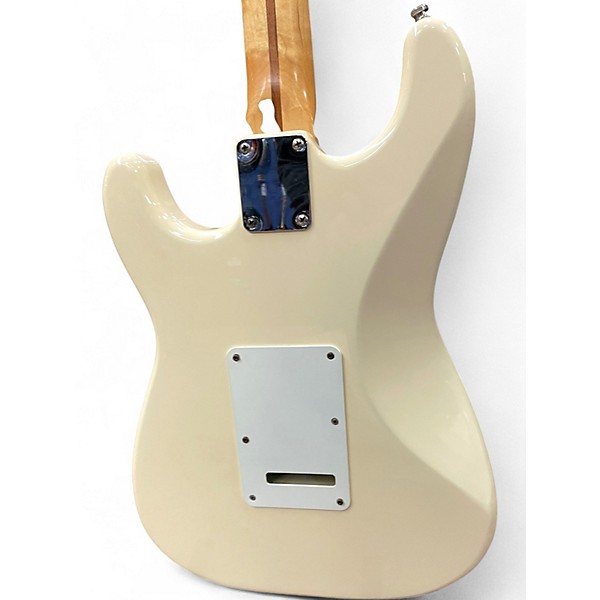 Used Fender Standard Stratocaster Olympic White Solid Body Electric Guitar