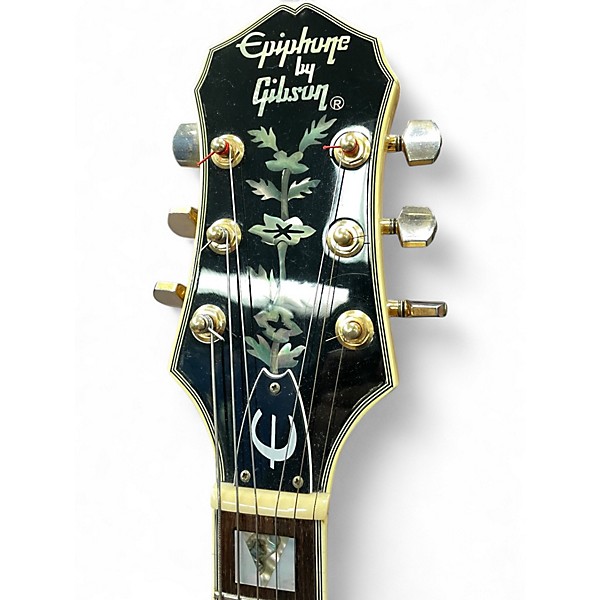 Used Epiphone Sheraton II Natural Hollow Body Electric Guitar