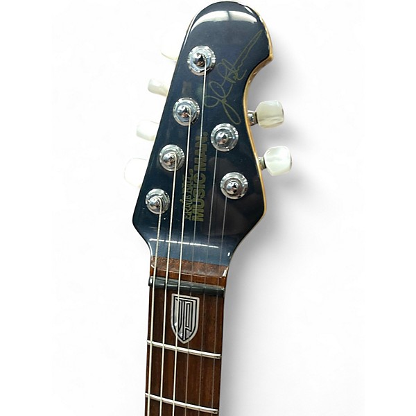 Used Ernie Ball Music Man JP6 John Petrucci Signature Carbon Blue Pearl Solid Body Electric Guitar