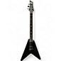 Used Schecter Guitar Research V1 SLS ELITE EVIL TWIN Satin Black Solid Body Electric Guitar thumbnail