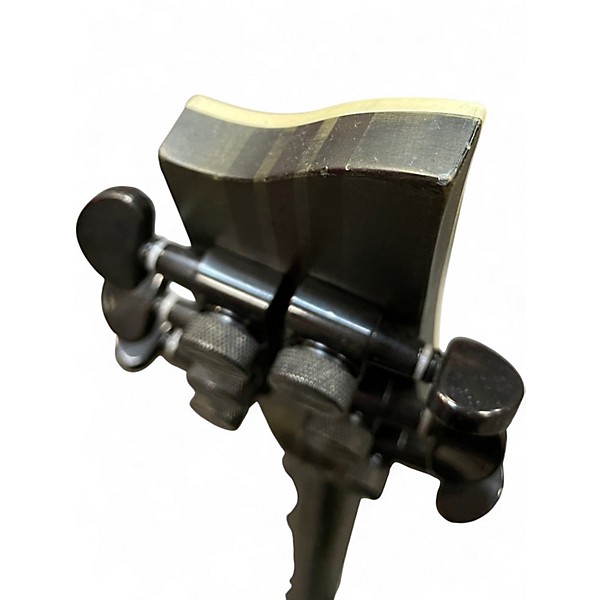 Used Schecter Guitar Research V1 SLS ELITE EVIL TWIN Satin Black Solid Body Electric Guitar