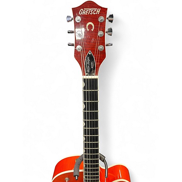 Used Gretsch Guitars G6120SSU Brian Setzer Signature Orange Hollow Body Electric Guitar