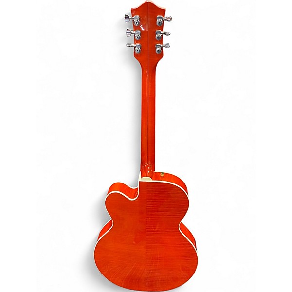 Used Gretsch Guitars G6120SSU Brian Setzer Signature Orange Hollow Body Electric Guitar
