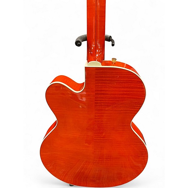 Used Gretsch Guitars G6120SSU Brian Setzer Signature Orange Hollow Body Electric Guitar