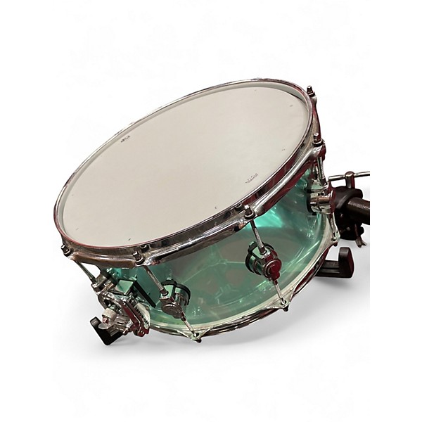 Used DW 6.5X14 Design Series Acrylic Snare SEA GLASS Drum