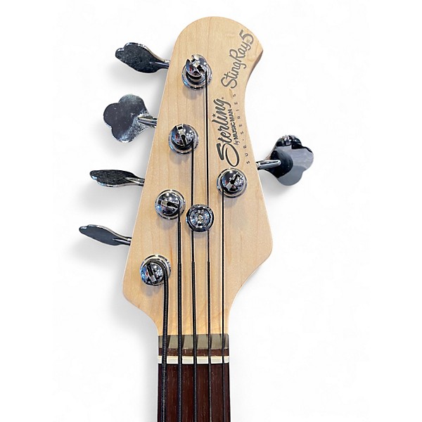 Used Sterling by Music Man Sub Series Ray5 HH Walnut Satin Electric Bass Guitar