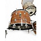 Used Rogers 4 Piece "Londoner" Butcher Block Koa Drum Kit