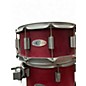 Used DrumCraft 5 Piece Custom Satin Red Drum Kit