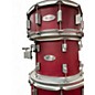 Used DrumCraft 5 Piece Custom Satin Red Drum Kit