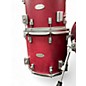 Used DrumCraft 5 Piece Custom Satin Red Drum Kit