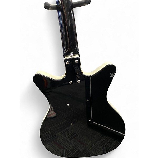 Used Danelectro nos+ Black and White Solid Body Electric Guitar
