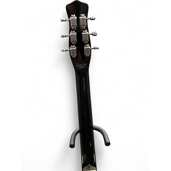 Used Danelectro nos+ Black and White Solid Body Electric Guitar