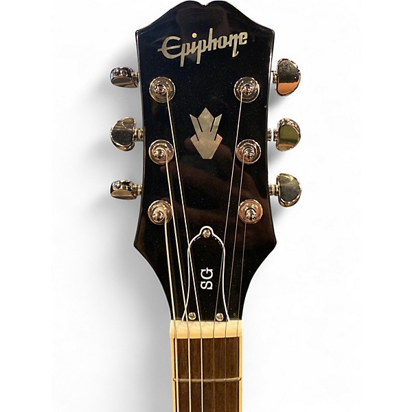 Used Epiphone SG Black Solid Body Electric Guitar