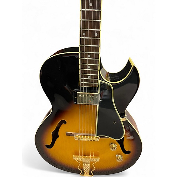 Used Epiphone Zephyr Regent Sunburst Hollow Body Electric Guitar