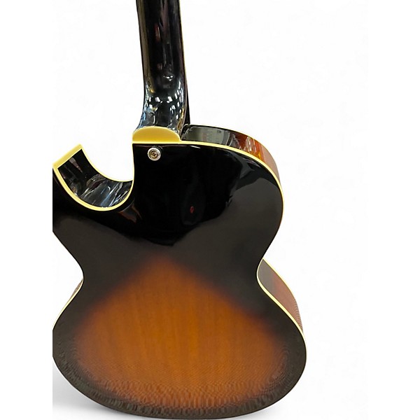 Used Epiphone Zephyr Regent Sunburst Hollow Body Electric Guitar