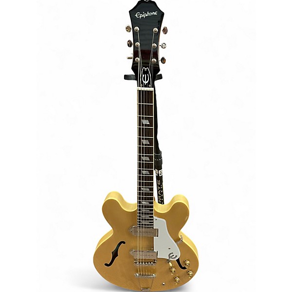 Used Epiphone Casino Thinline Natural Hollow Body Electric Guitar
